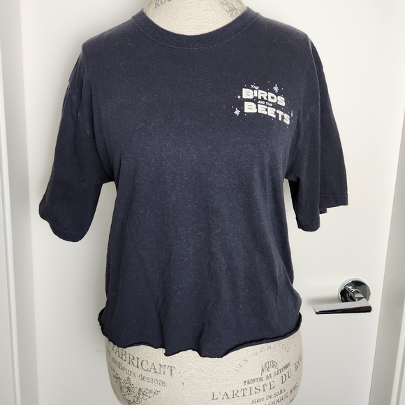 Cafe Crop Cotton Graphic Tshirt - Picture 1 of 10